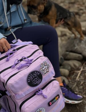 Mochila 25 Litros Bullypak Morada lazos morados - Imagen 10