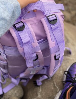 Mochila 25 Litros Bullypak Morada lazos morados - Imagen 6