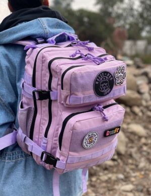 Mochila 25 Litros Bullypak Morada lazos morados