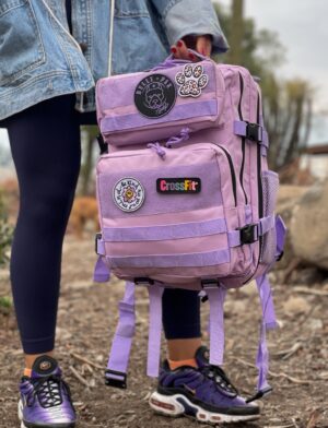 Mochila 25 Litros Bullypak Morada lazos morados - Imagen 5