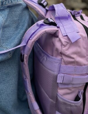 Mochila 25 Litros Bullypak Morada lazos morados - Imagen 3